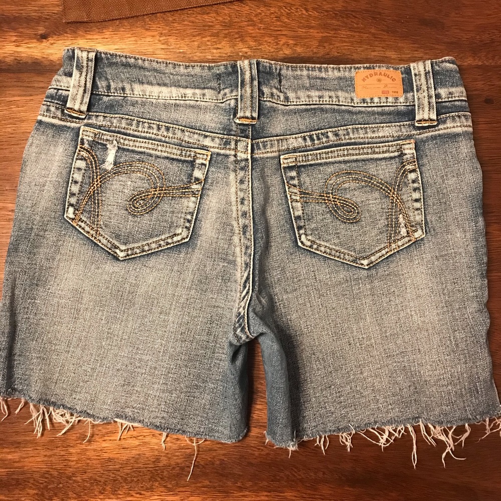 “Hydraulic” Custom Cut Off Jean Shorts!
